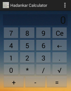 hadankar calculator - screenshot
